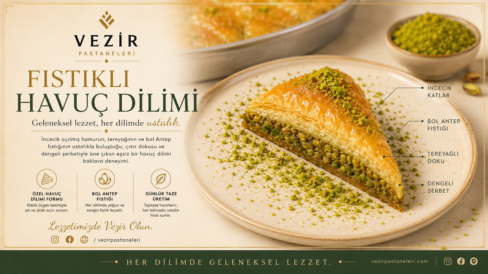 Fıstıklı Havuç Dilimi