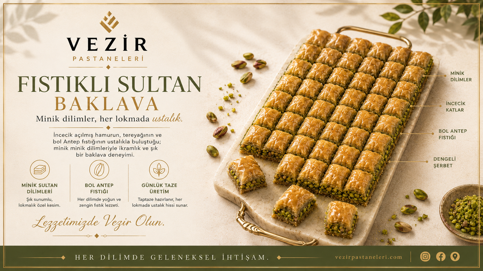 Fıstıklı Sultan Baklava