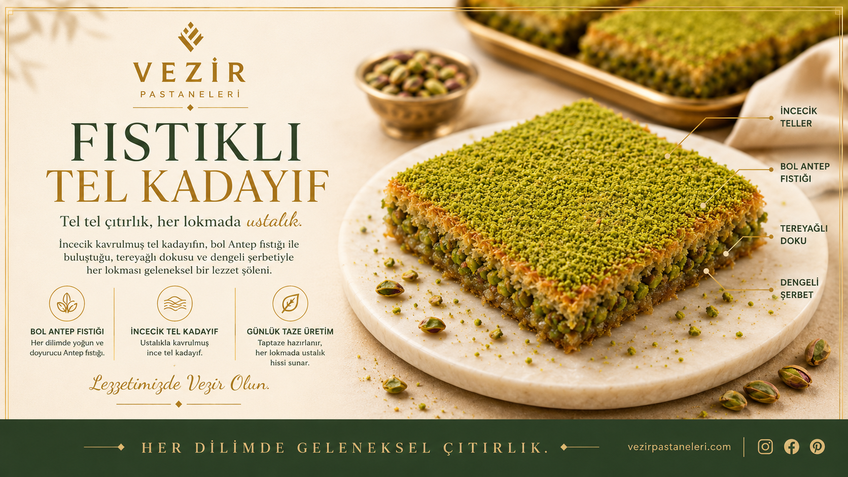 Fıstıklı Tel Kadayıf